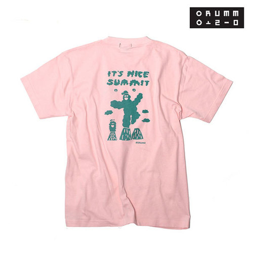 [오름] ORUMM 나이스 써밋 베이비핑크 반팔 티셔츠